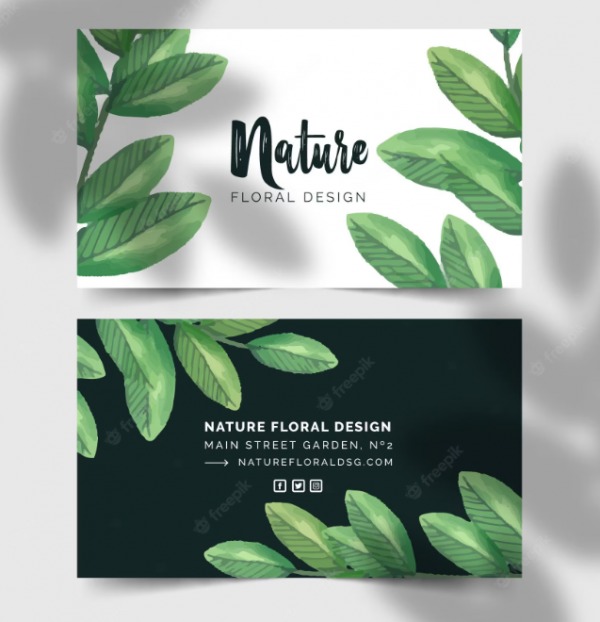 Motif bunga atau daun